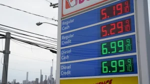 Photo of gas prices